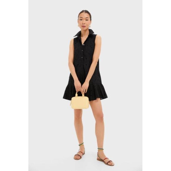 NWT Tuckernuck Black Floral Eyelet Sleeveless Callahan Small - Picture 11 of 11